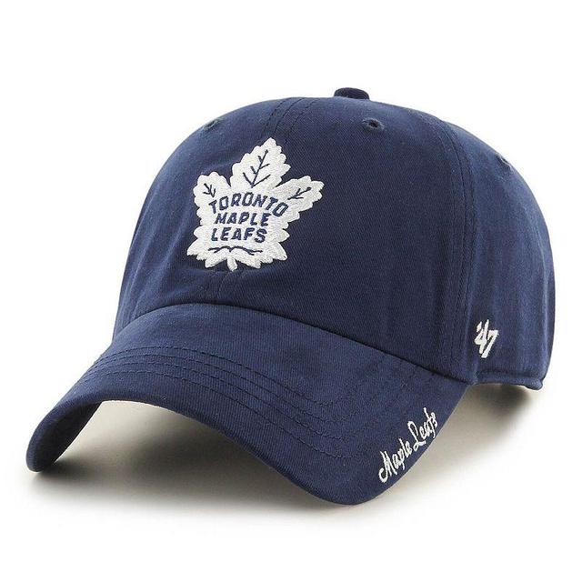 Womens 47 Navy Toronto Maple Leafs Team Miata Clean Up Adjustable Hat, Mpl Blue Product Image