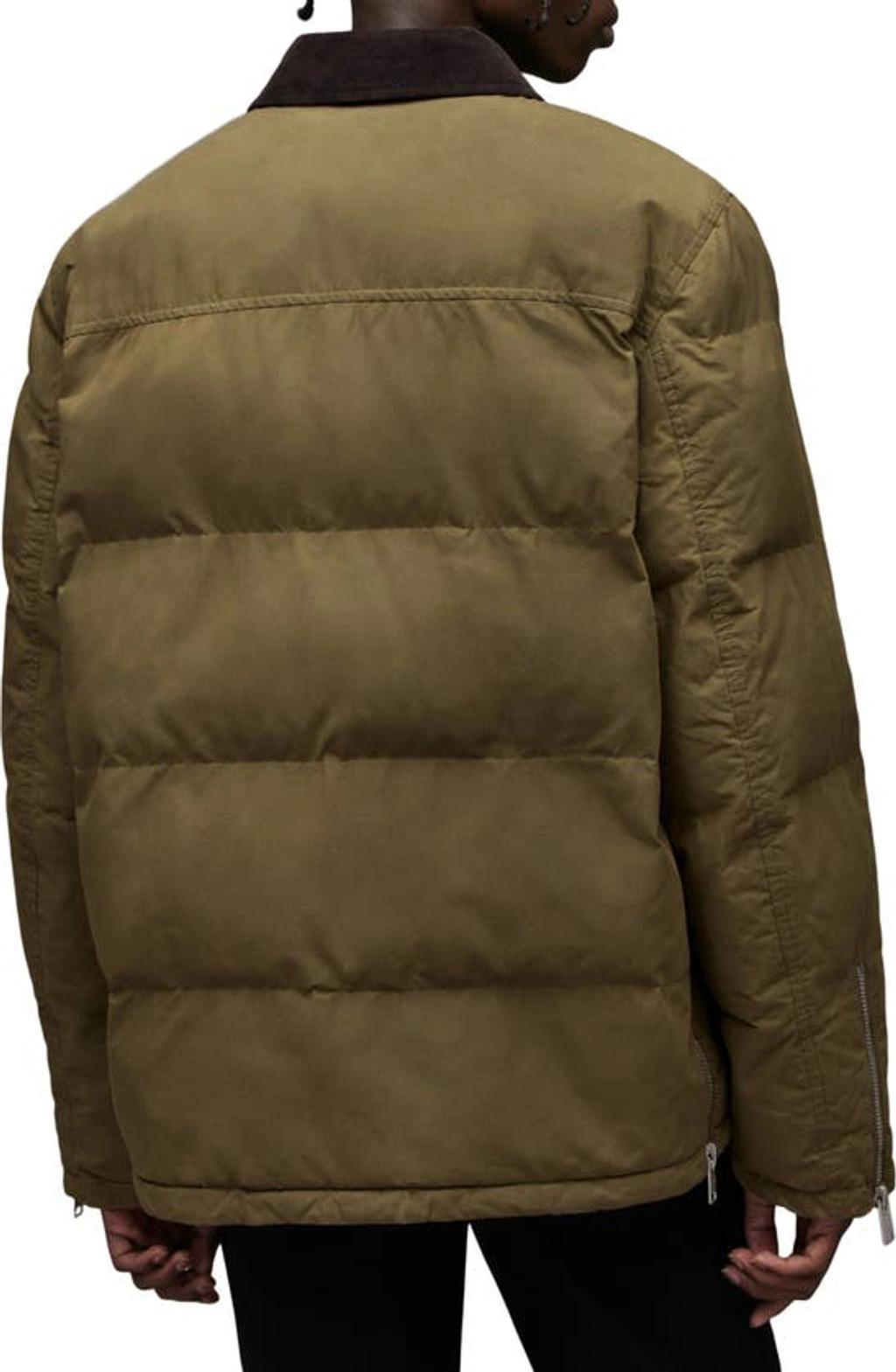 Gillan Wadded Jacket In Dusky Green Product Image