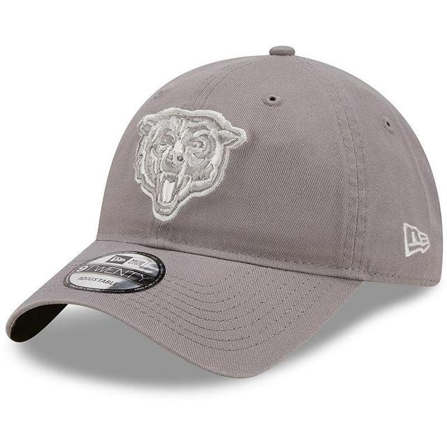 Mens New Era Gray Chicago Bears Core Classic 2.0 9TWENTY Adjustable Hat Product Image