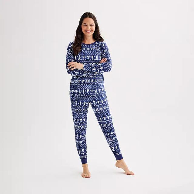 Womens Jammies For Your Families Pajama Top & Pajama Bottoms Set Product Image