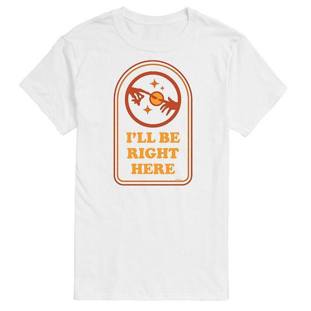 Big & Tall ET Ill Be Right Here Tee, Mens White Product Image