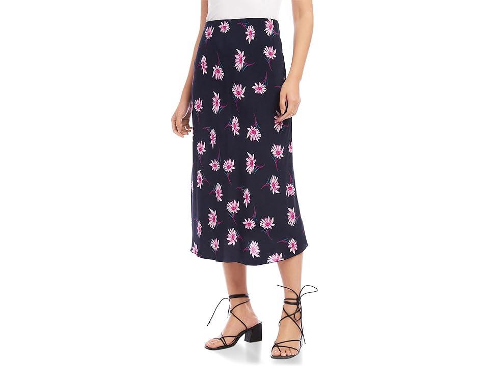 Karen Kane Bias Cut Midi Skirt (Daisy) Women's Skirt Product Image