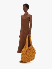 TWISTED DRESS in brown | JW Anderson US  Product Image