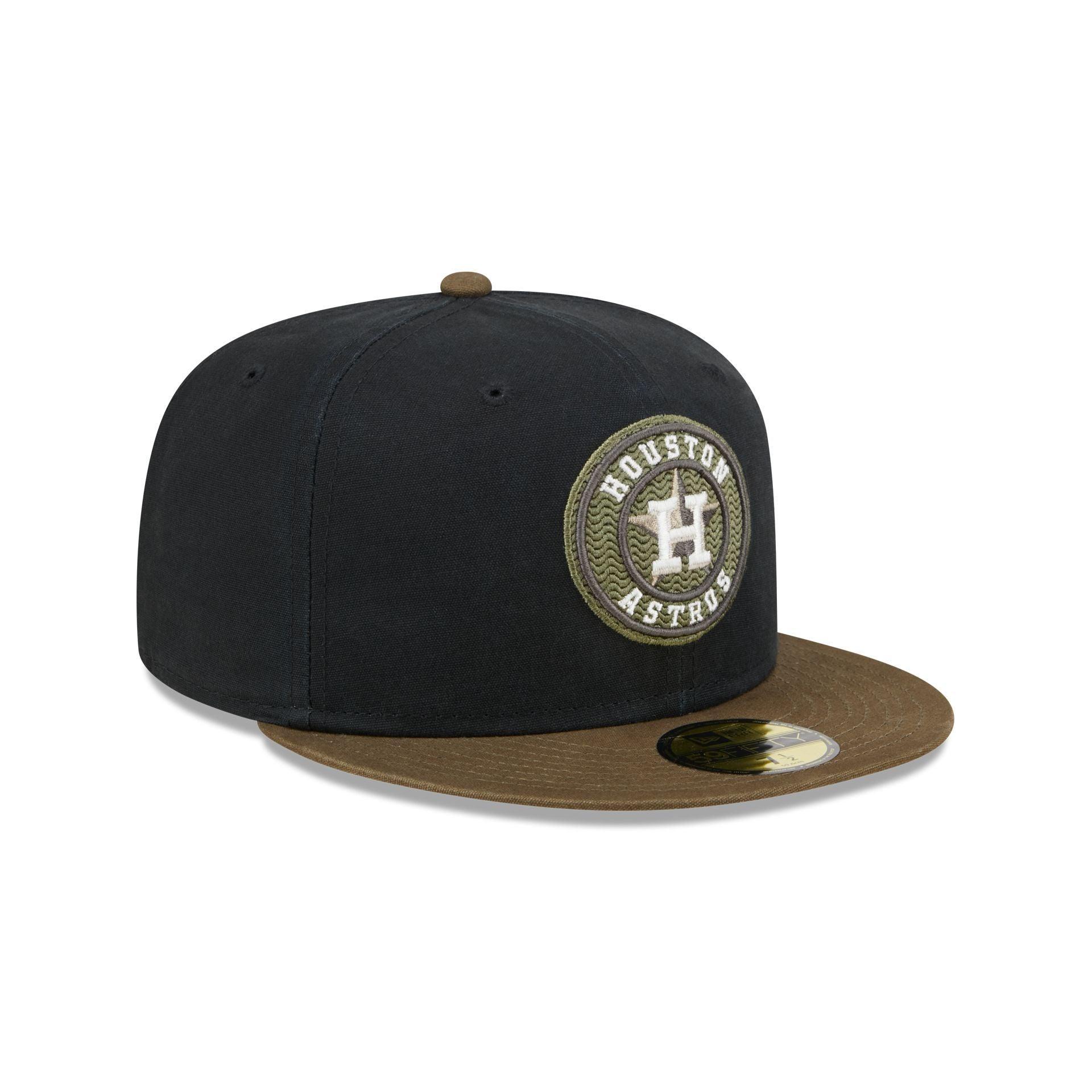 Houston Astros Quilted Logo 59FIFTY Fitted Hat Male Product Image