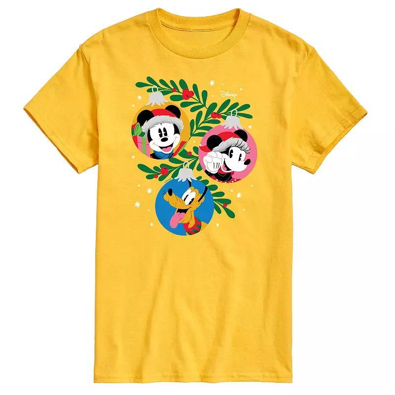 Disneys Mickey Mouse & Friends Mens Ornaments Graphic Tee Product Image