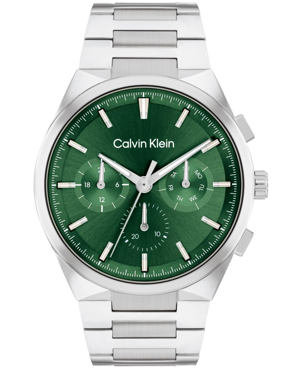 Calvin Klein Mens Multifunction H-Link Bracelet Watch - Metallic Product Image