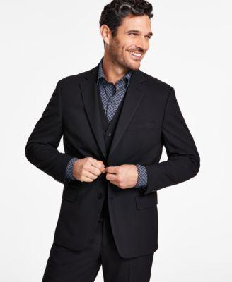 Alfani Mens Classic-Fit Stretch Solid Suit Jacket, Created for Macys Product Image