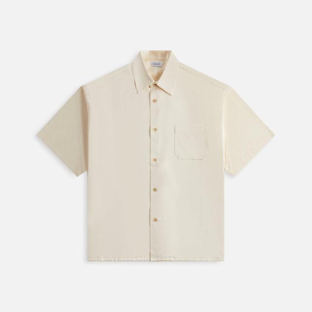 John Elliott Brushed Silk Button Up - Salt Male Product Image