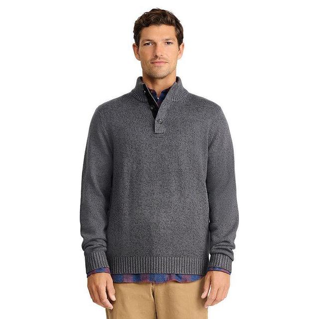 Mens IZOD Marled Button-Mock Sweater Product Image