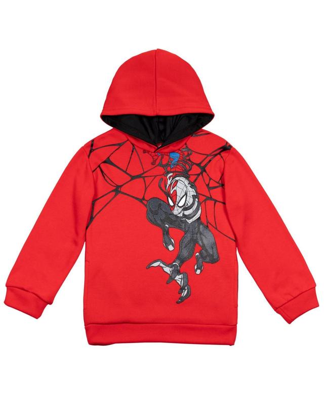 Marvel Toddler Boys Spider-Man Avengers Hulk Miles Morales Captain America Fleece Hoodie to Product Image