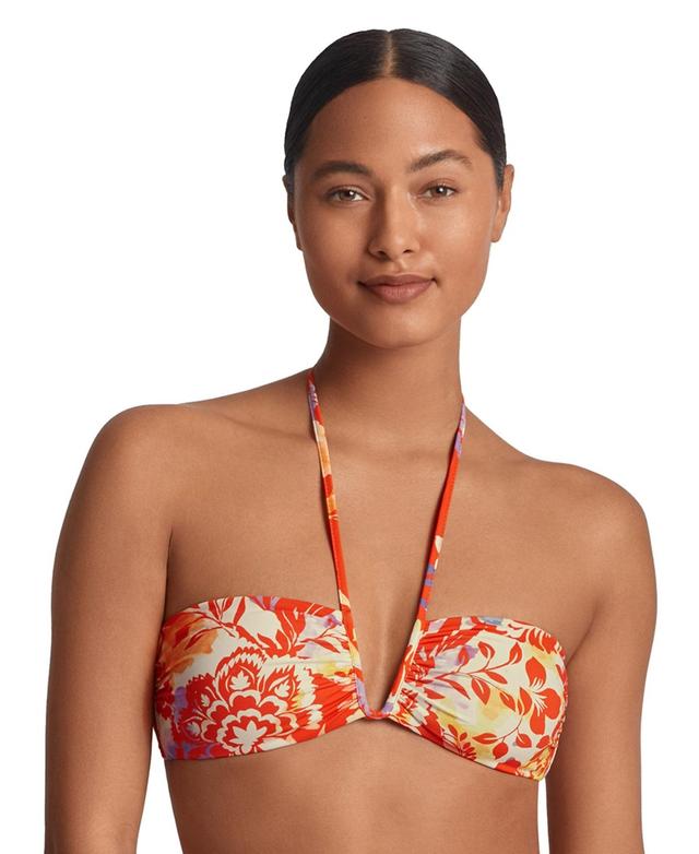 Lauren Ralph Lauren Womens Shirred U-Neck Bikini Top Product Image