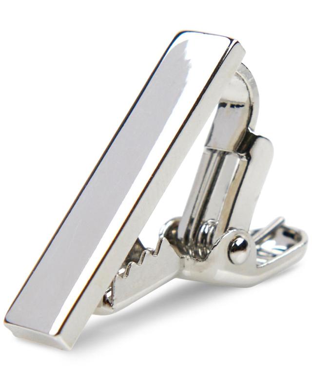 ConStruct Mens Silver Polished 1 Tie Bar Product Image