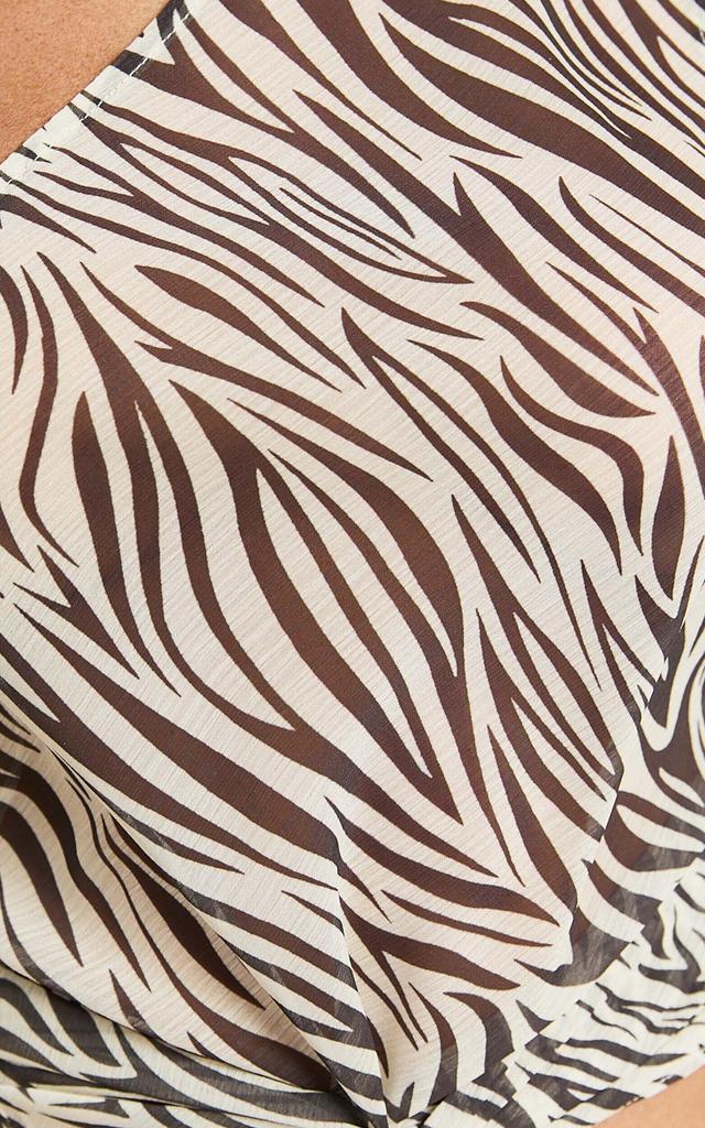 Lioness - Luxe Tie Top in Zebra Product Image