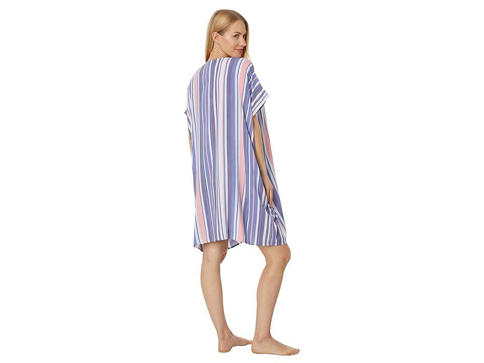 Tommy Bahama Short Sleeve Caftan Stripe) Women's Pajama Product Image