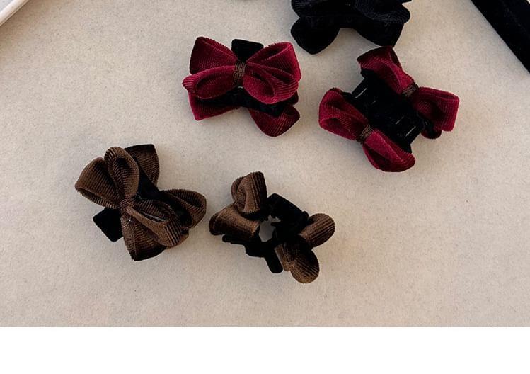 Bow Velvet Hair Claw Product Image