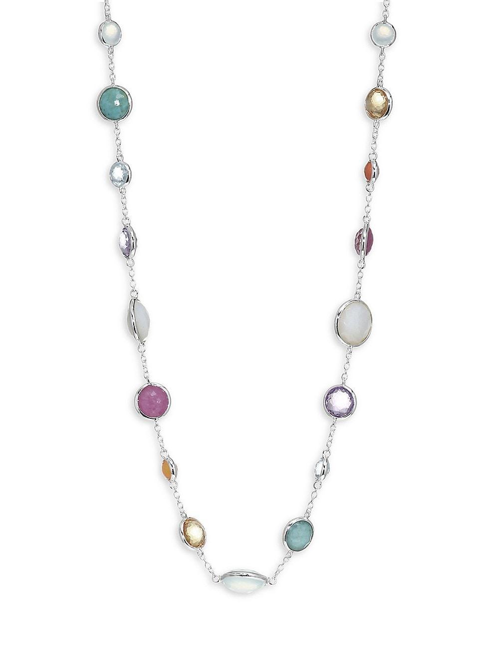 Womens Lollipop Lollitini Sterling Silver & Multi-Stone Necklace Product Image