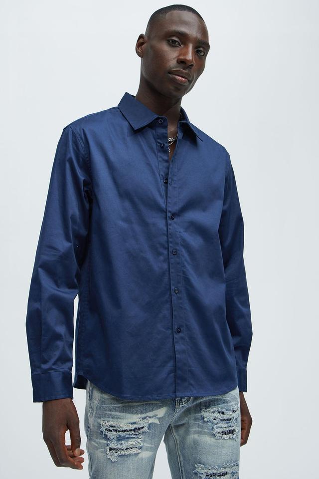 Tyrant Dress Shirt - Navy Product Image