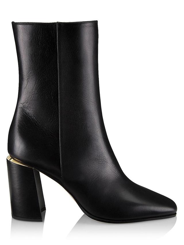 Womens Loren 85MM Leather Ankle Boots Product Image