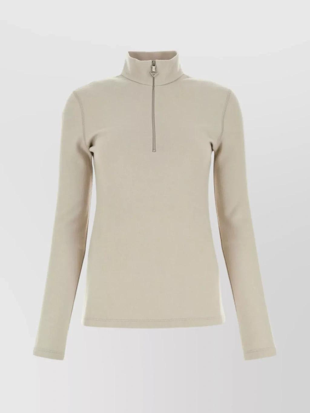 Soft Knit Turtleneck Jumper In Cream product image