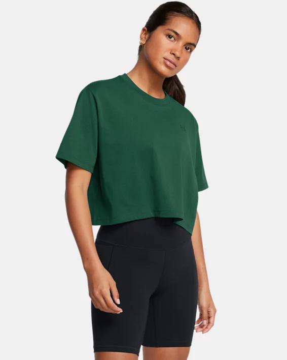 Womens UA Boxy Crop Simple Short Sleeve Product Image