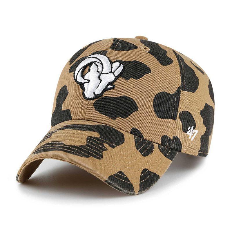 Womens 47 Tan Los Angeles Rams Rosette Clean Up Adjustable Hat Product Image