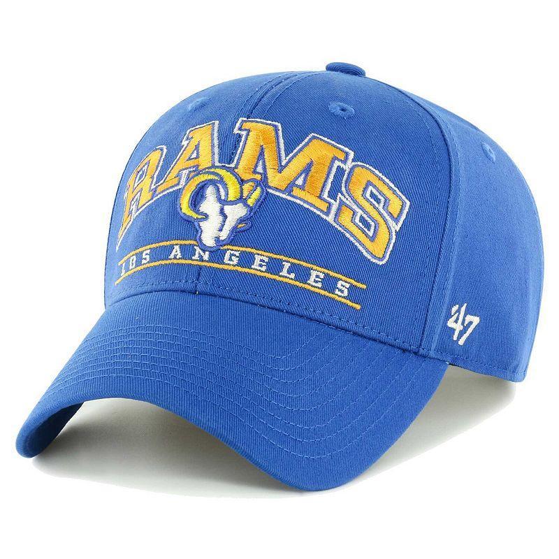 Mens 47 Royal Los Angeles Rams Fletcher MVP Adjustable Hat Product Image