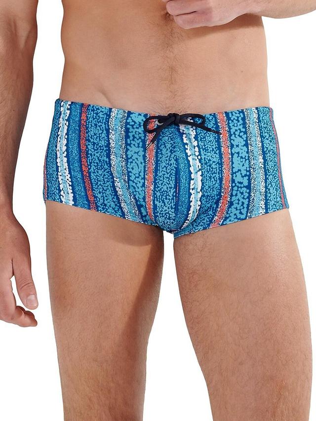 Mens Harrisson Abstract Swim Trunks Product Image