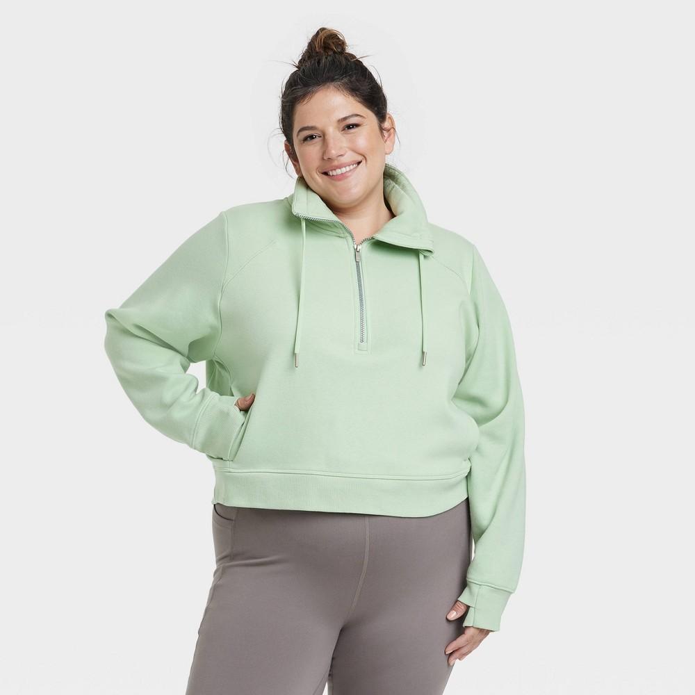 Womens Half Zip Fleece Pull Over - All in Motion Product Image