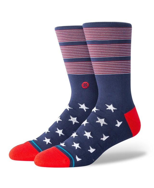 Mens Stance Navy Mlb Bars Usa Crew Socks Product Image