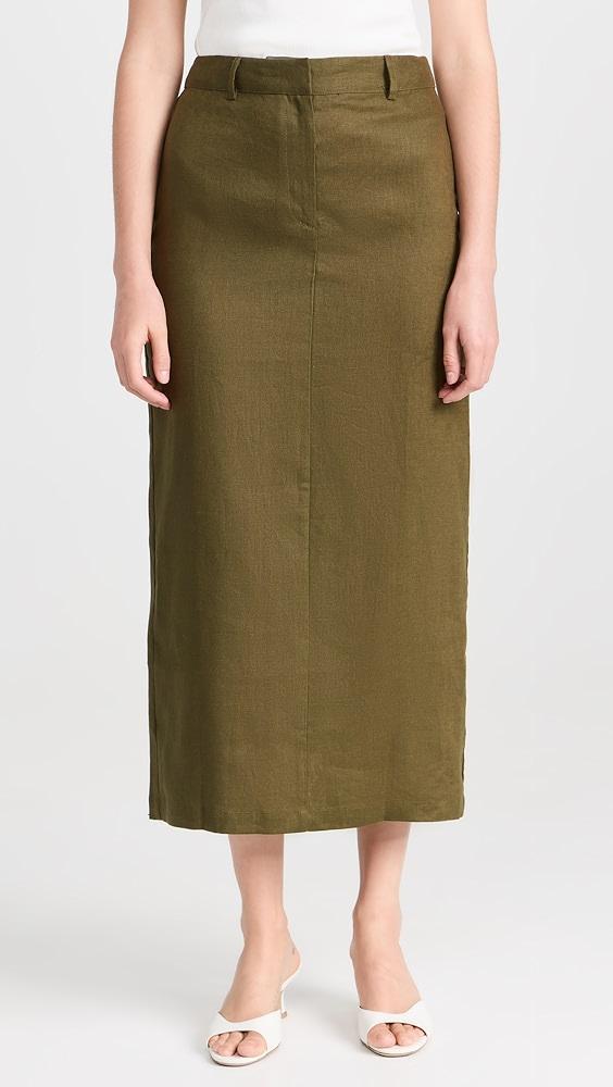 Reformation Gia Linen Skirt | Shopbop Product Image