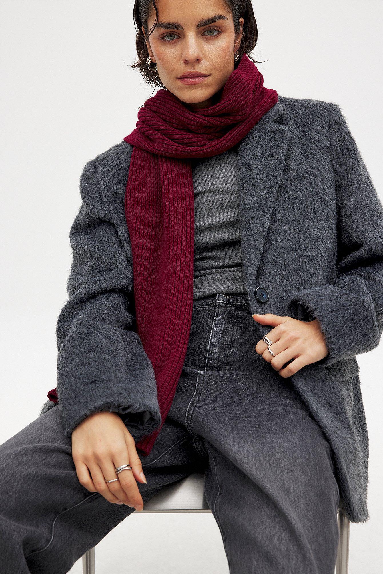 Wide Rib Soft Scarf Product Image