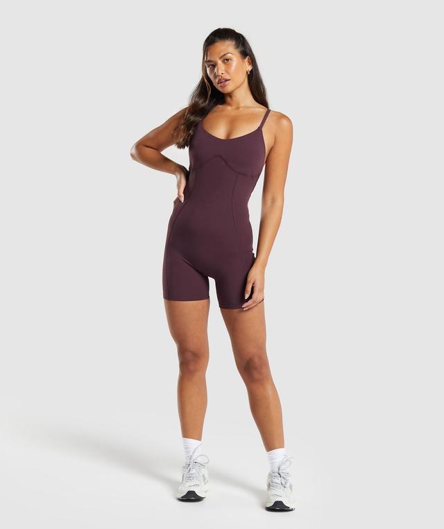 Gymshark Strappy All in One - Depth Purple Female Product Image