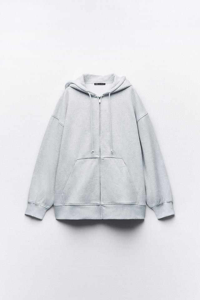 PLUSH SWEATSHIRT WITH HOOD Product Image