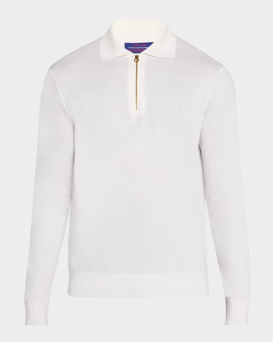 Men's Cashmere Polo Sweater Product Image