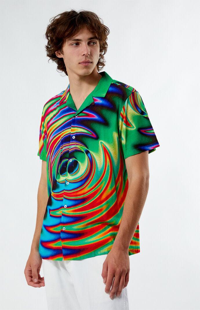 Men's Psyche Woven Camp Shirt - Product Image