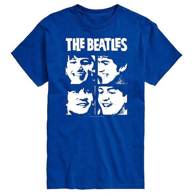 Mens The Beatles Face Grid Tee Product Image