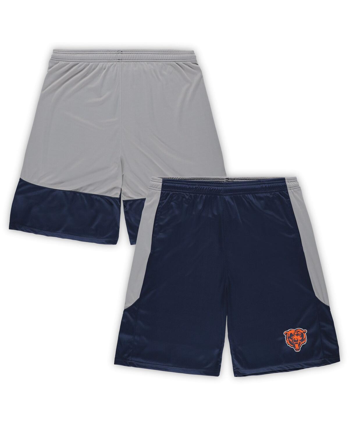 Mens Fanatics Chicago Bears Big & Tall Team Logo Shorts Blue Product Image