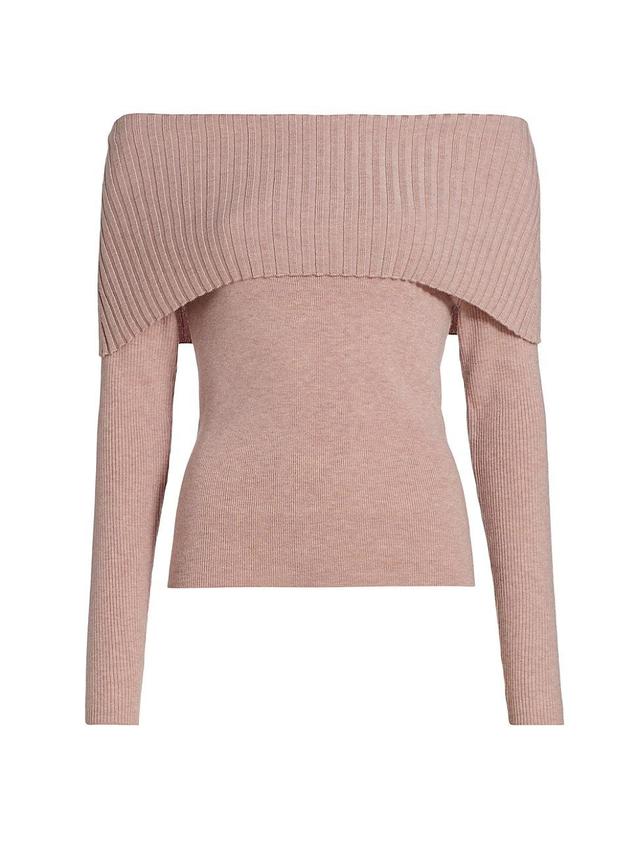 Womens Becca Knit Funnel Neck Top Product Image