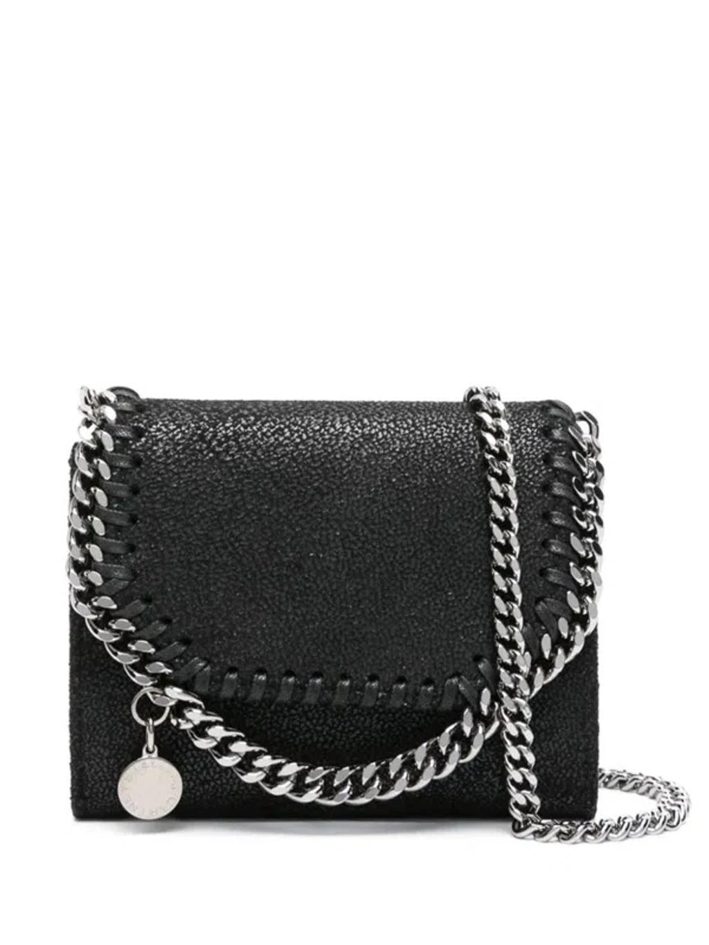 Falabella Mini Wallet On Chain Bag In Black Product Image