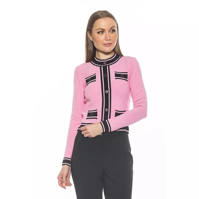 Womens ALEXIA ADMOR Kiley Long Sleeve Button Down Jacket Top Product Image