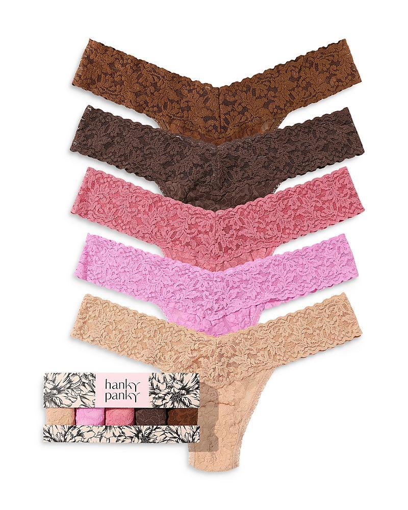 Hanky Panky 5-Pack Low Rise Thong Product Image