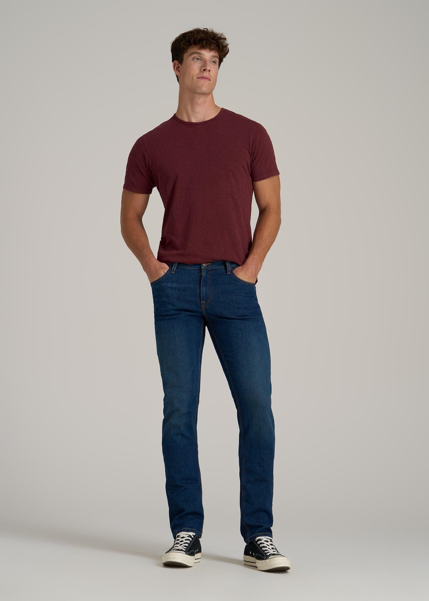 REGULAR-FIT Slub Tee in Red Ochre - Tall Men's Shirts Male Product Image