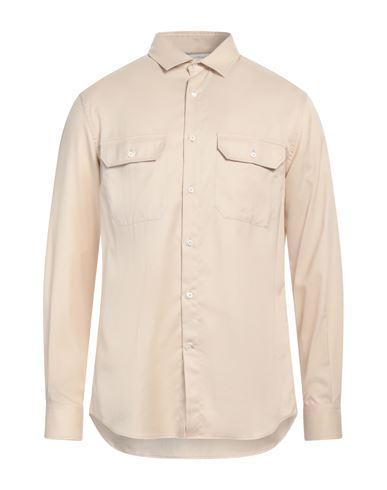 BRUNELLO CUCINELLI Beige Cotton Shirt Product Image