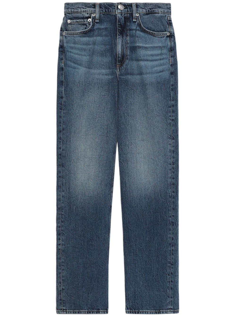 Harlow Mid-rise Straight-leg Jeans In Blue product image