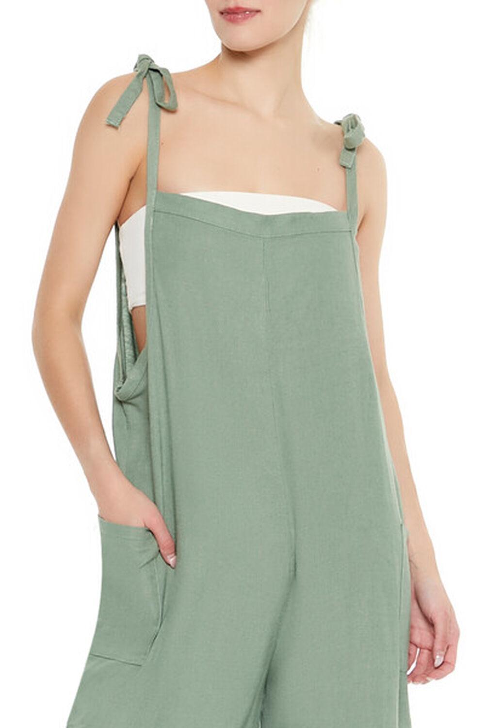 Relaxed Tie-Strap Jumpsuit | Forever 21 Product Image