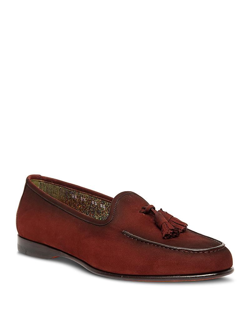 Santoni Mens Slip On Tassel Loafers - Exclusive Product Image