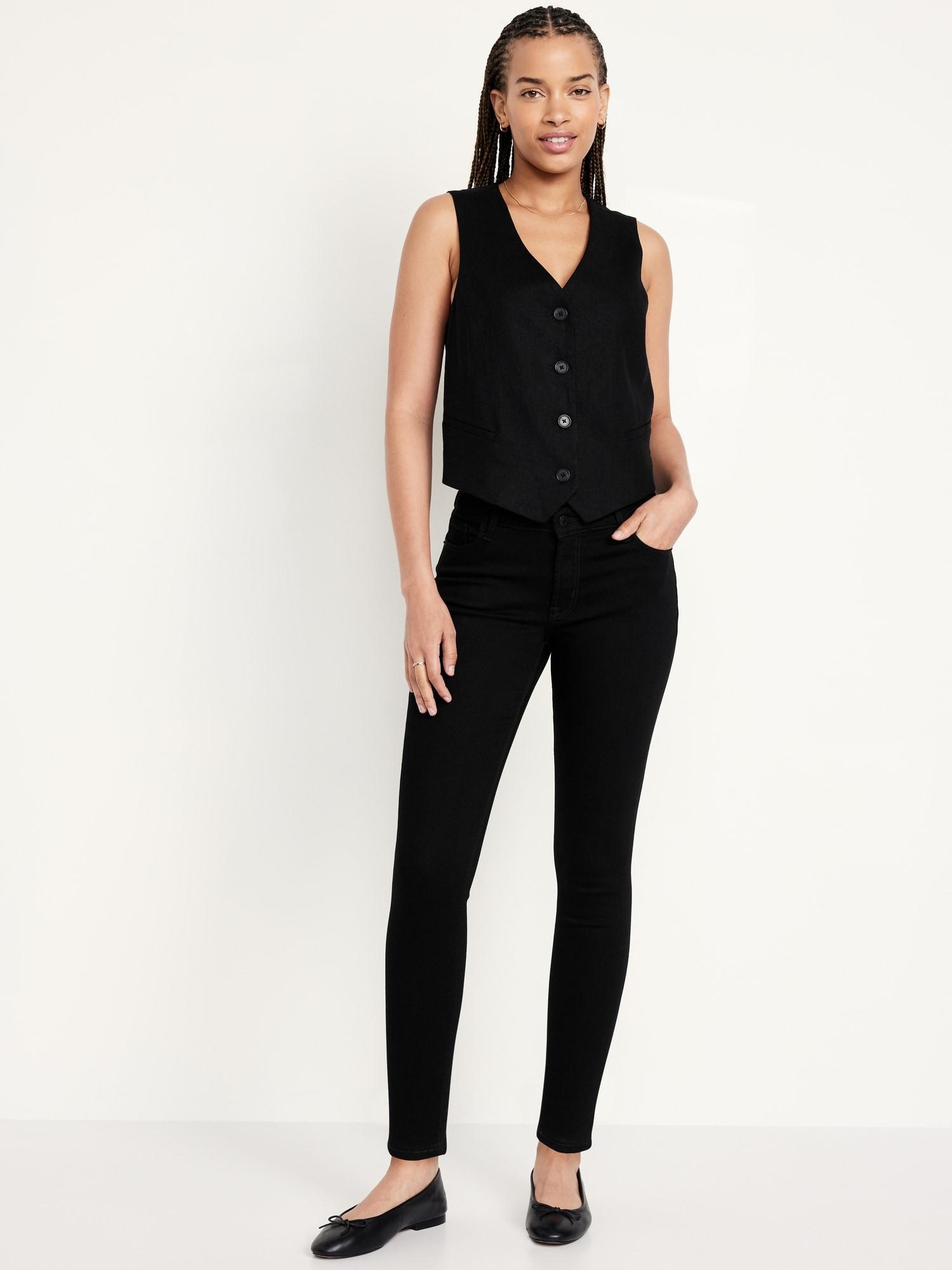 Mid-Rise Rockstar Super-Skinny Jeans for Women product image