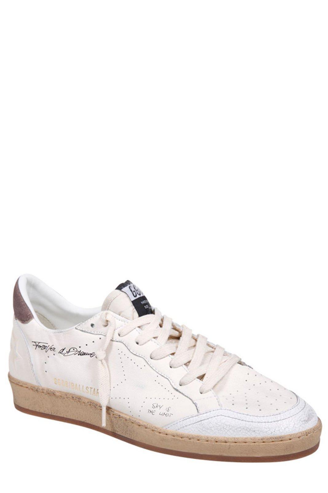 GOLDEN GOOSE Deluxe Brand Ballstar Low In White Product Image