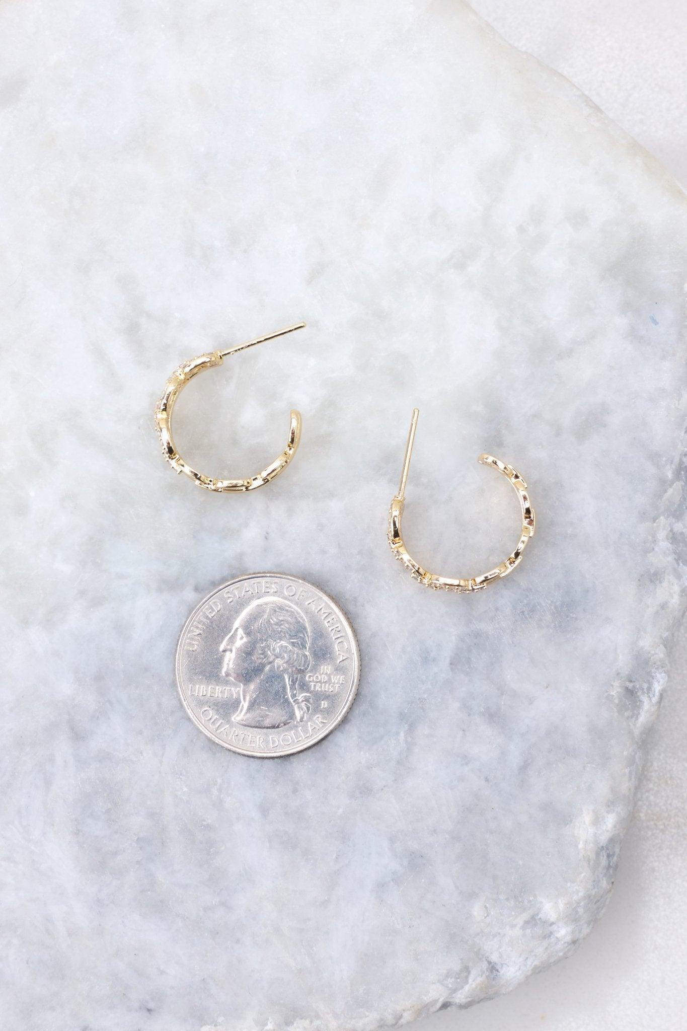 Meghan Gold Hoops Product Image