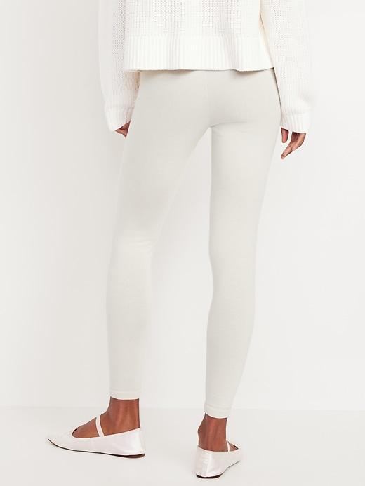 High-Waisted Fleece-Lined Leggings Product Image